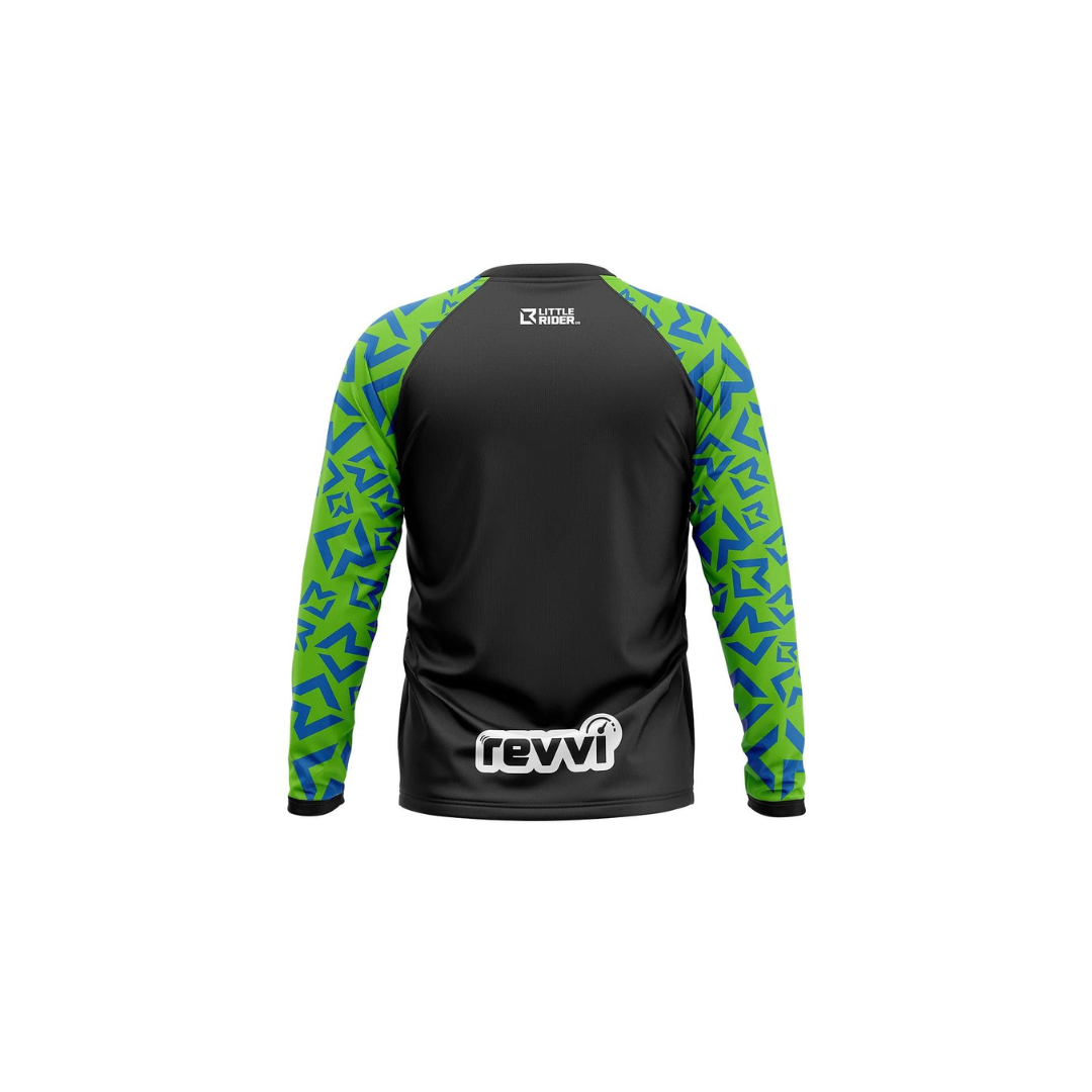 Revvi Kids Riding Jersey - Green