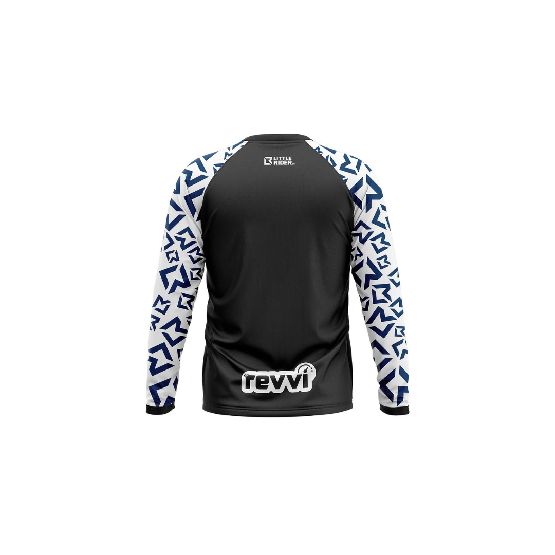 Revvi Kids Riding Jersey - White