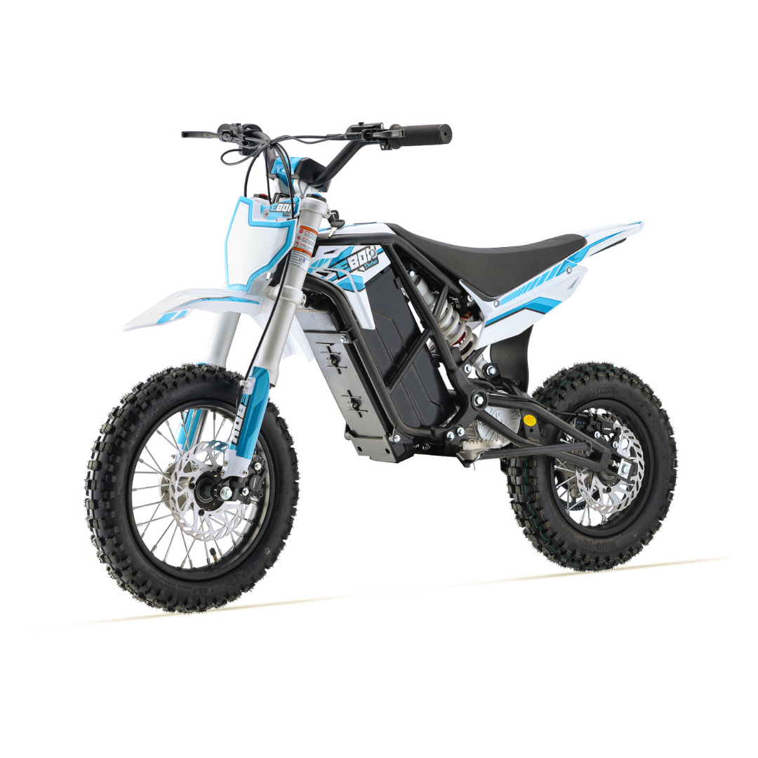 Stomp EBox 1.6 Electric Bike - White and Blue