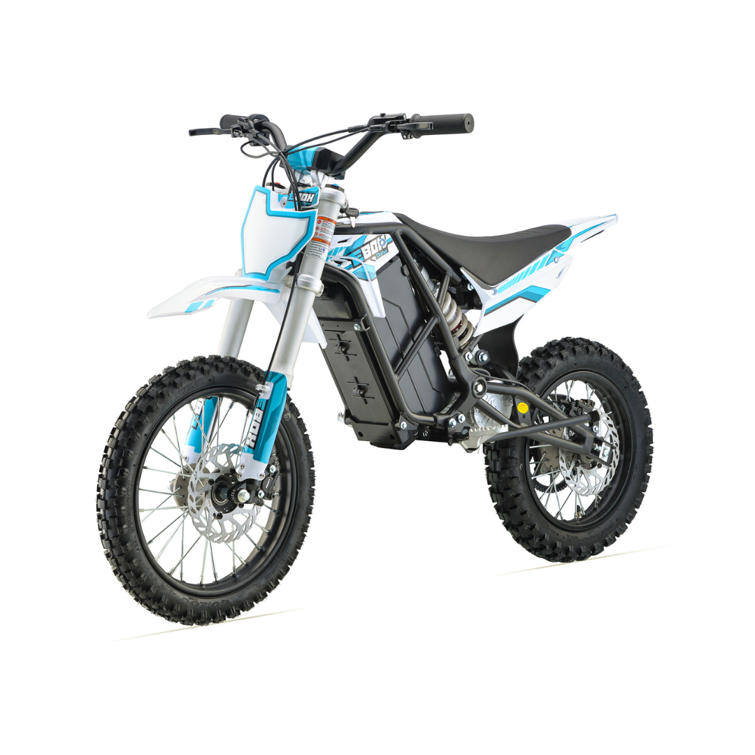 Stomp EBox 2.0 Electric Bike - White and Blue