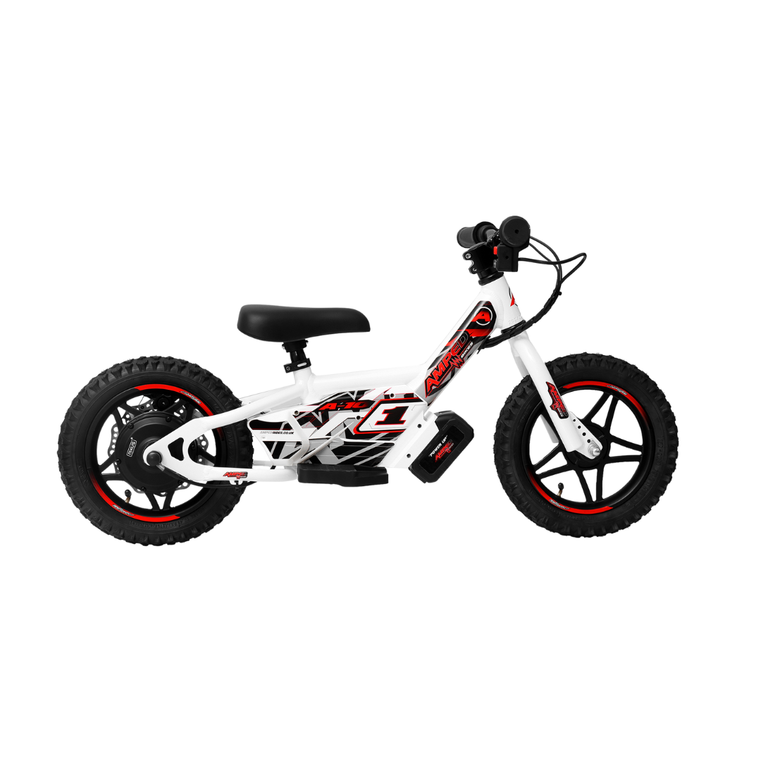 Electric balance Bike - Amped A10 In White at Future Riders