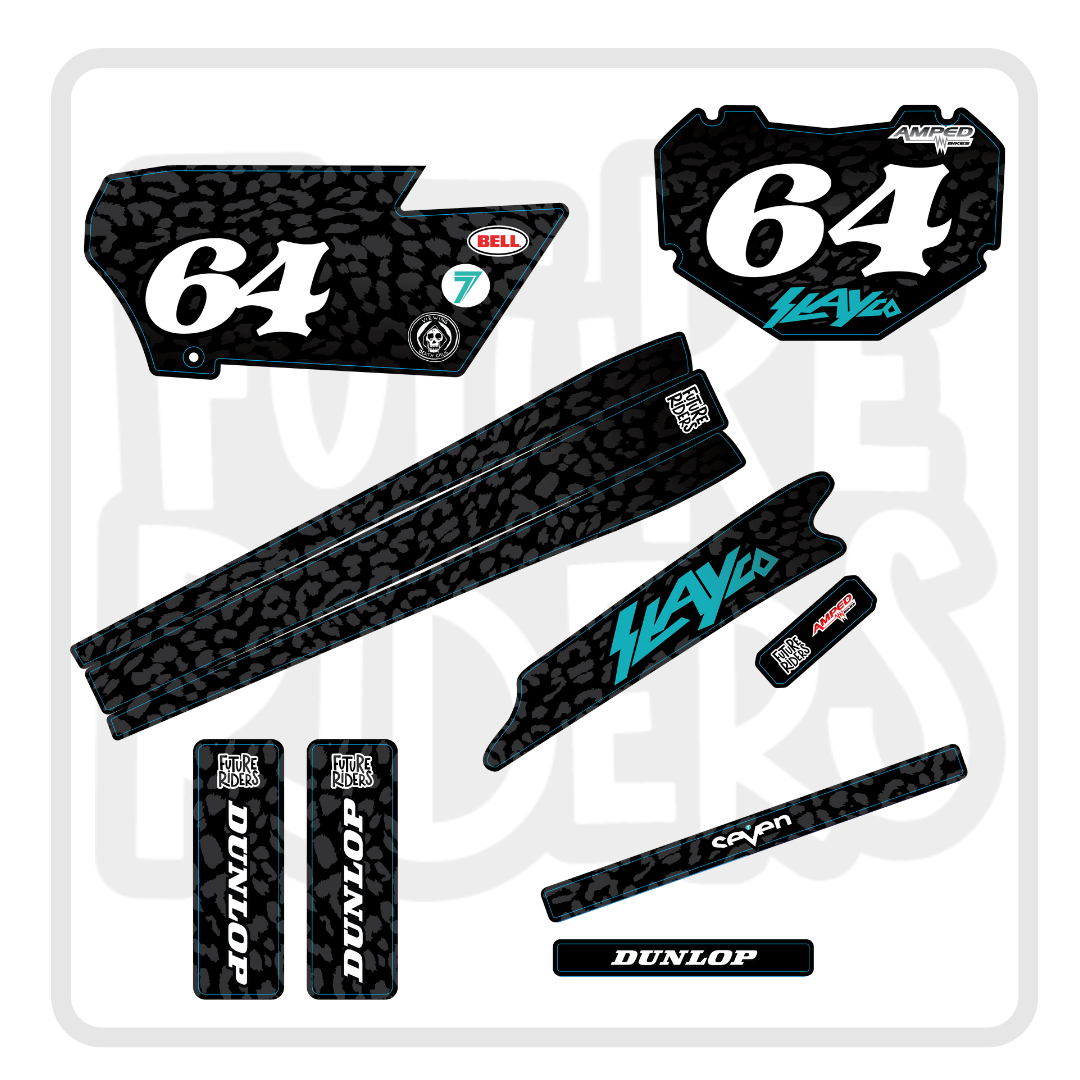 Amped A20 Pro Slayco Decal Kit Custom Template made Future Riders