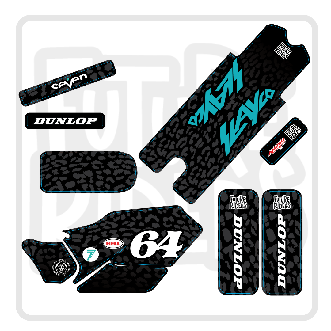 Amped A20 Slayco Decal Kit Made by Future Riders 