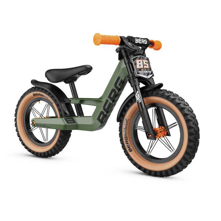 BERG Biky Trail balance bike with Handbrake - Green