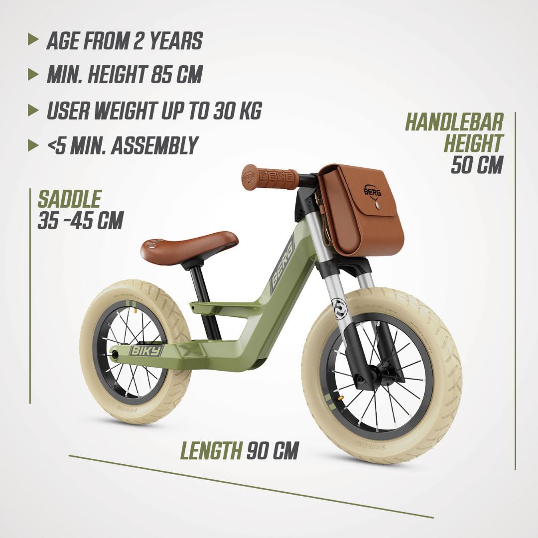 BERG Biky Retro balance bike - Green