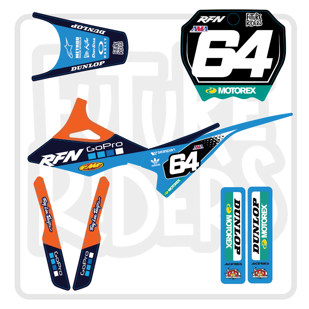 RFN Warrior Go-Pro Decal Kit to fit SX-E400, E500 and E700