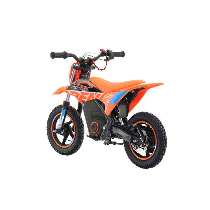 RFN Warrior SX-E400 Electric Bike - Orange/Blue