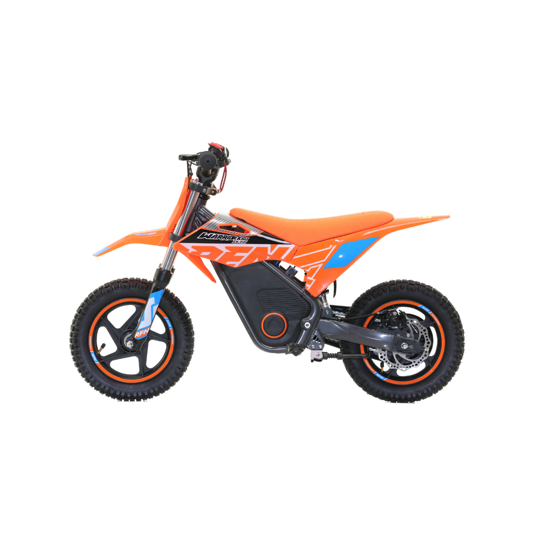 RFN Warrior SX-E400 Electric Bike - Orange/Blue