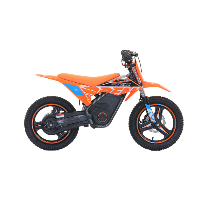 RFN Warrior SX E500 in Orange and Blue at Future riders