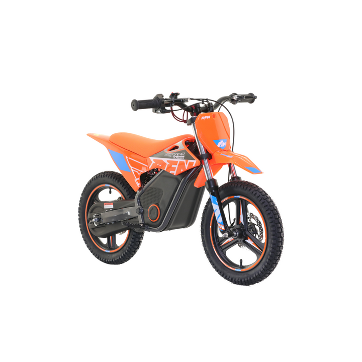 RFN Warrior SX E500 in Orange and Blue at Future riders