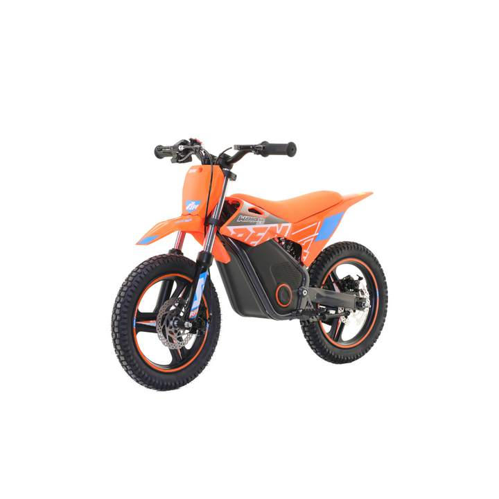 RFN Warrior SX E500 in Orange and Blue at Future riders