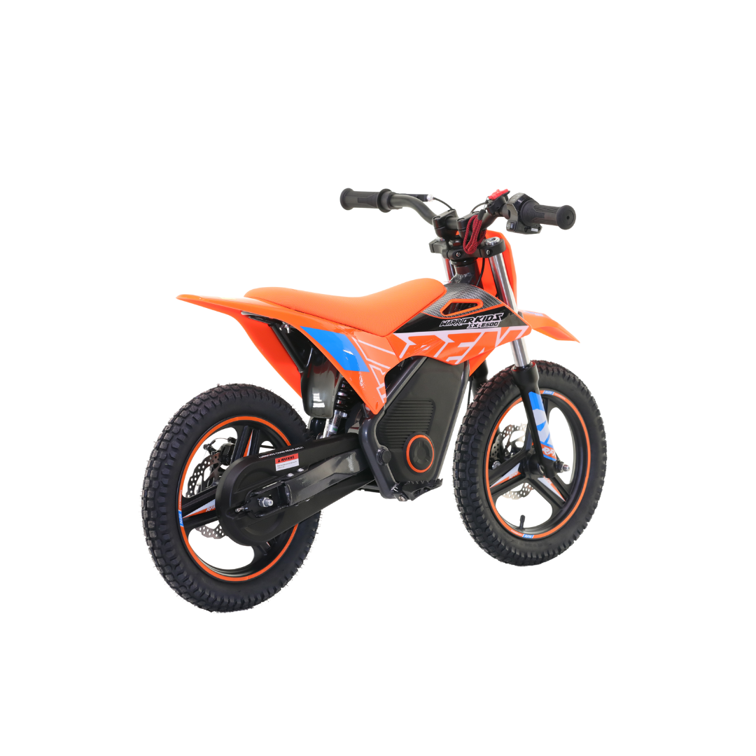 RFN Warrior SX E500 in Orange and Blue at Future riders