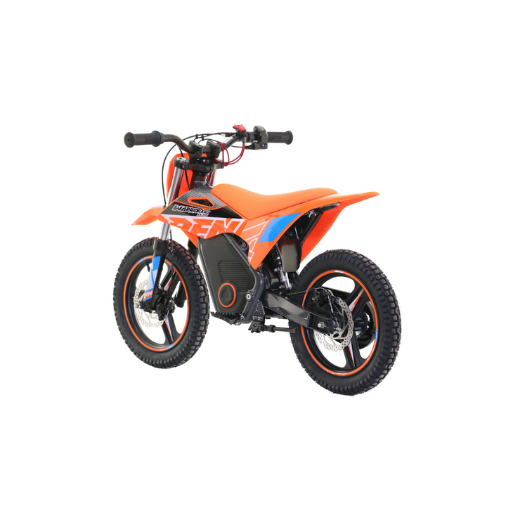 RFN Warrior SX E500 in Orange and Blue at Future riders