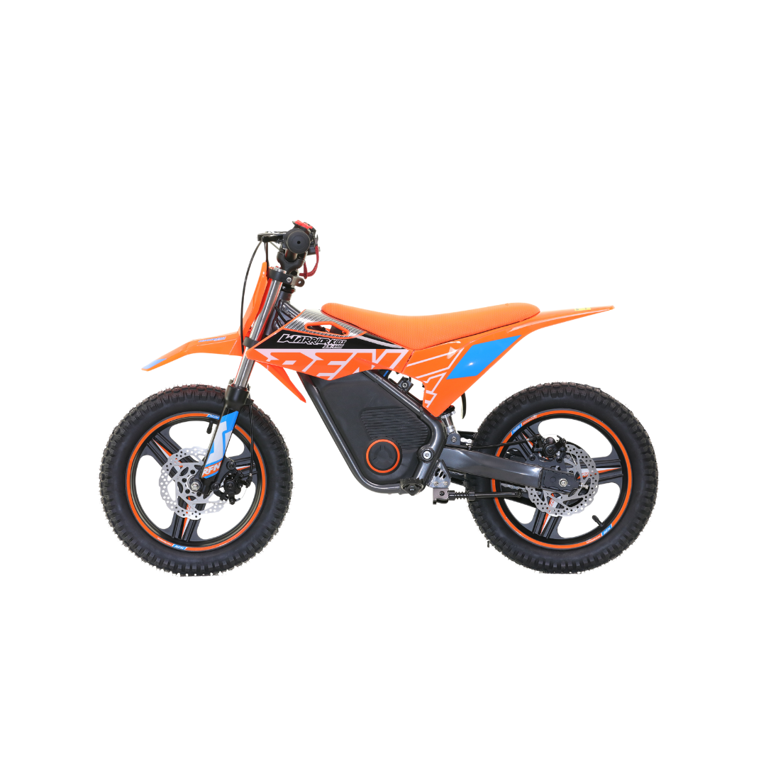 RFN Warrior SX E500 in Orange and Blue at Future riders