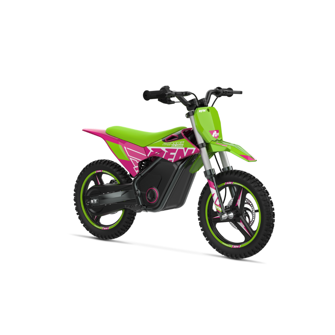 RFN Warrior SX-E400 Electric Bike - Green/Pink