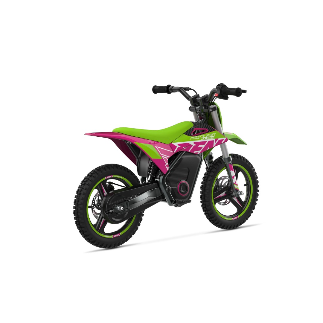 RFN Warrior SX-E400 Electric Bike - Green/Pink