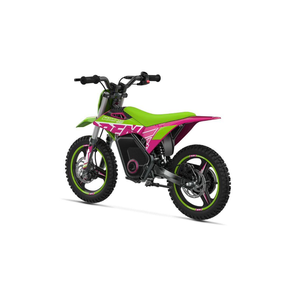 RFN Warrior SX-E400 Electric Bike - Green/Pink