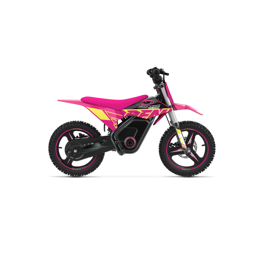 RFN Warrior SX-E400 Electric Bike - Pink/Yellow