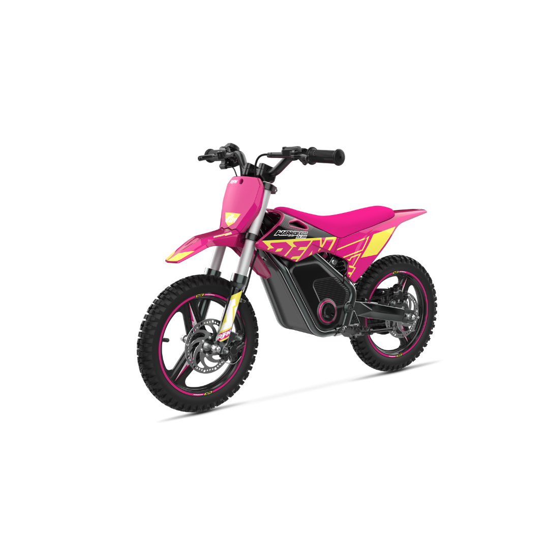 RFN Warrior SX-E400 Electric Bike - Pink/Yellow